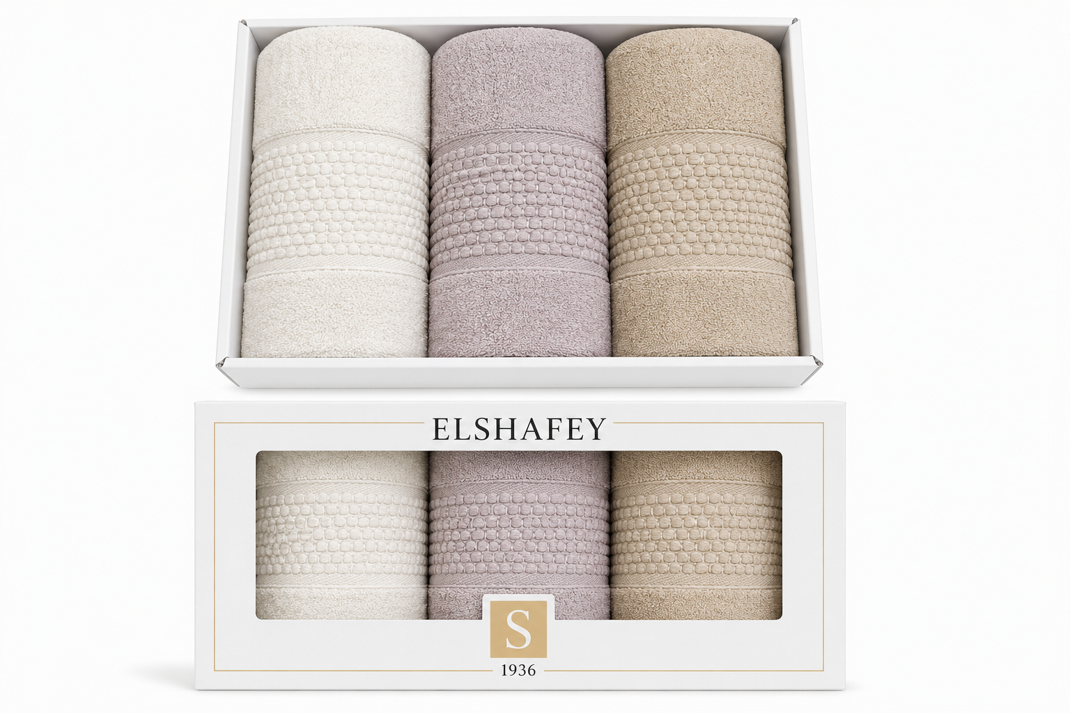 El Shafey Towels 3 Pieces C-03