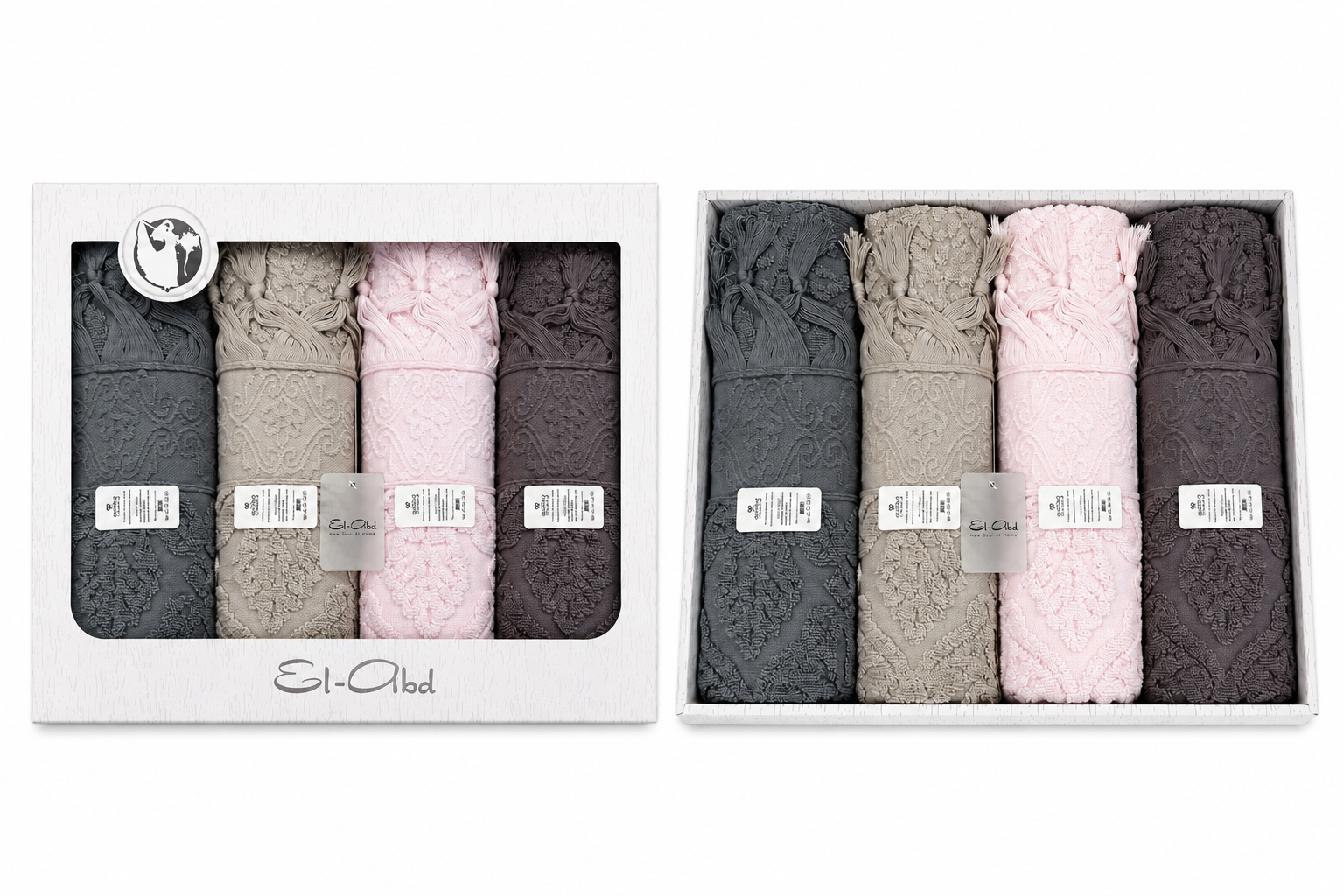 El-abd Towels 4 Pieces