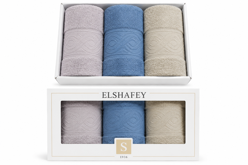El Shafey Towels 3 Pieces C-02