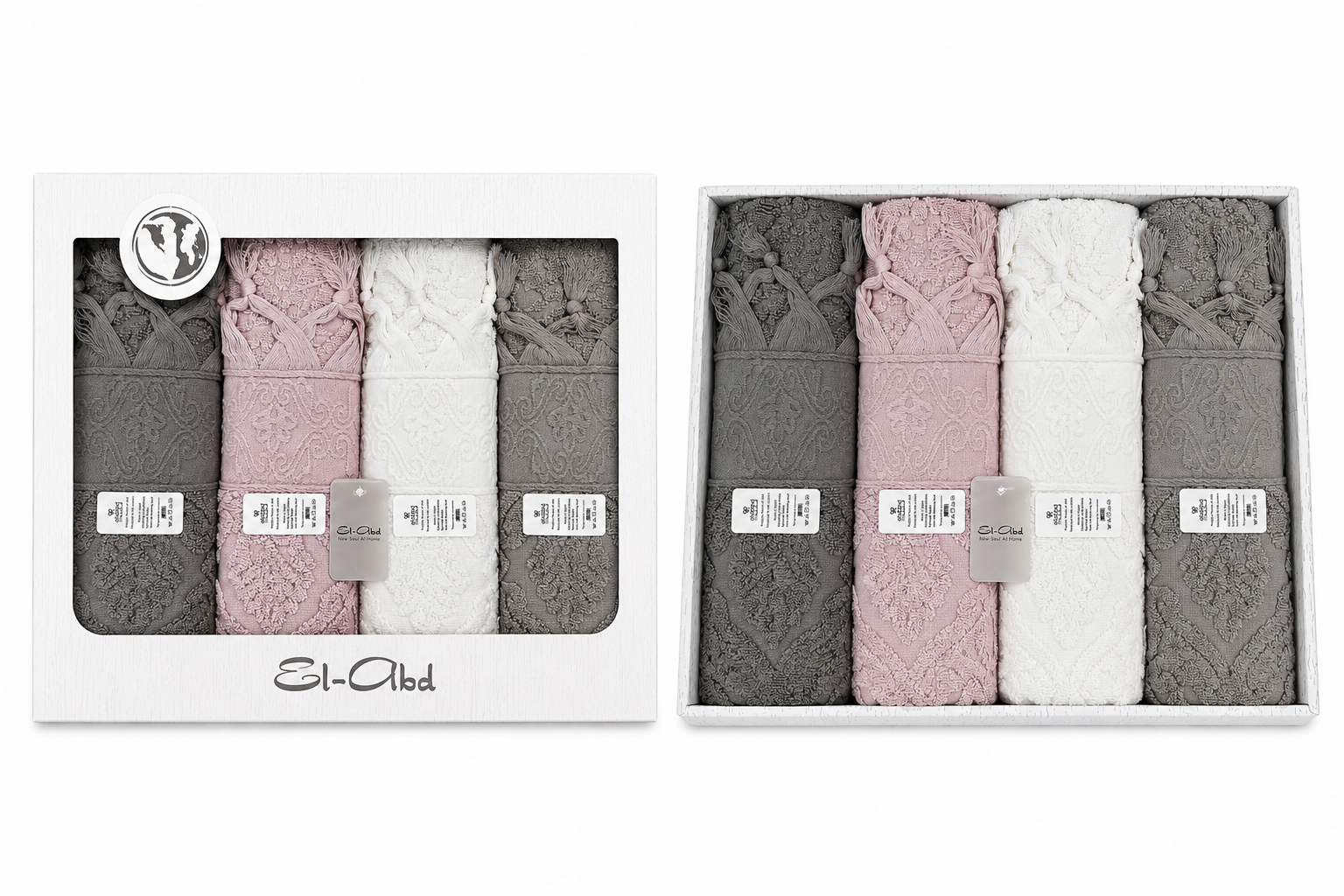 El-abd Towels 4 Pieces