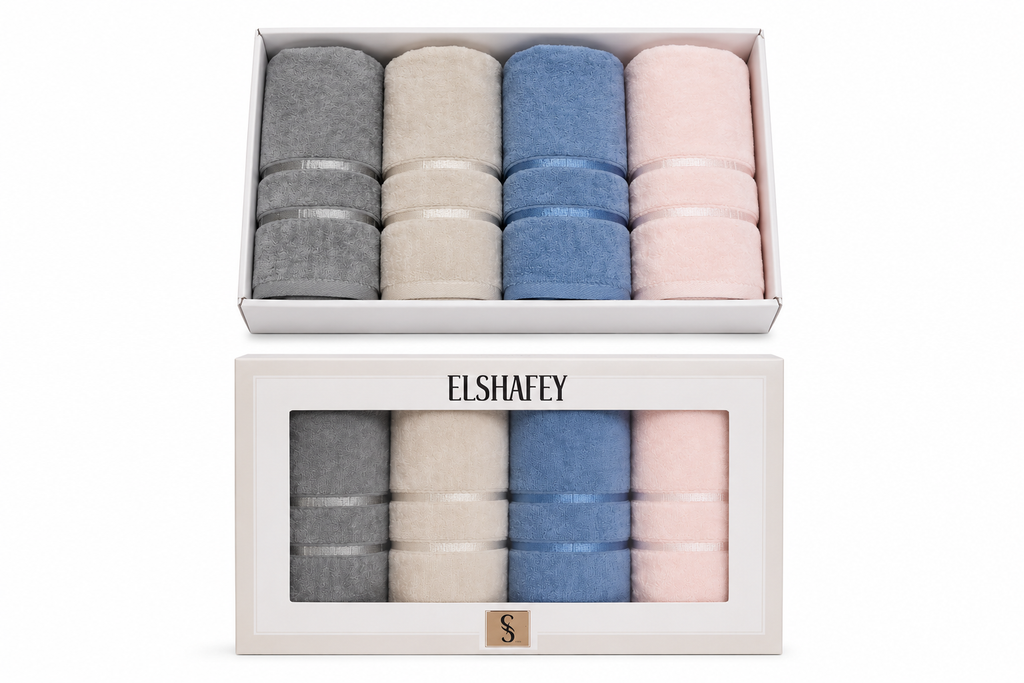 El Shafey Towels 4 Pieces P-01