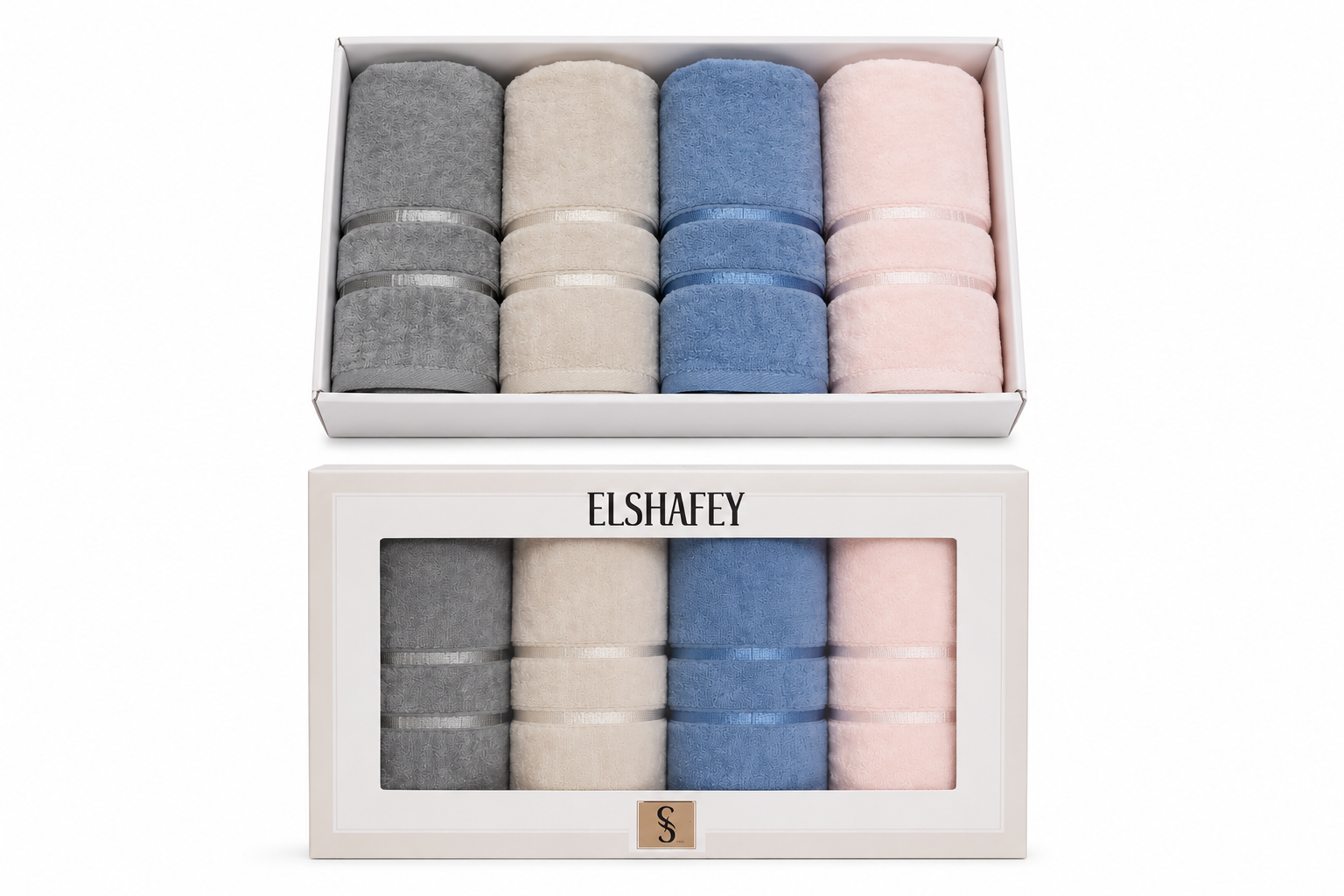 El Shafey Towels 4 Pieces P-01