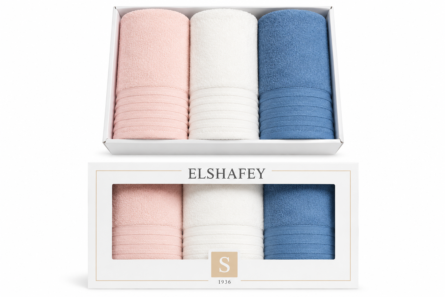 El Shafey Towels 3 Pieces C-01