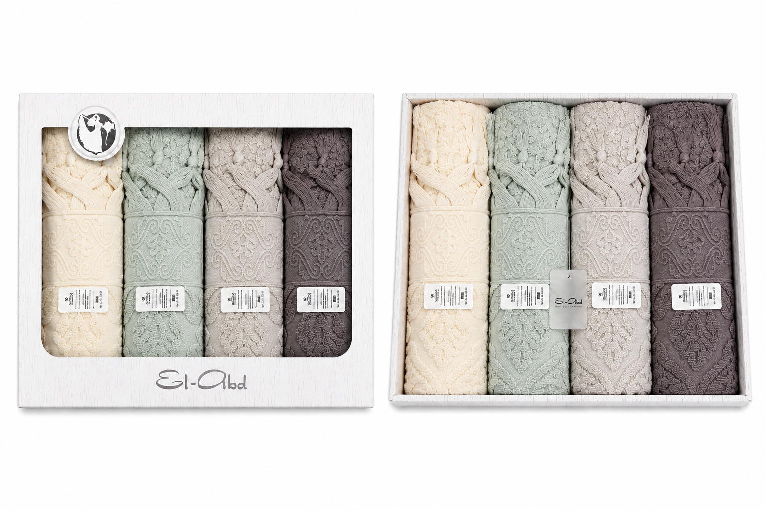 El-abd Towels 4 Pieces