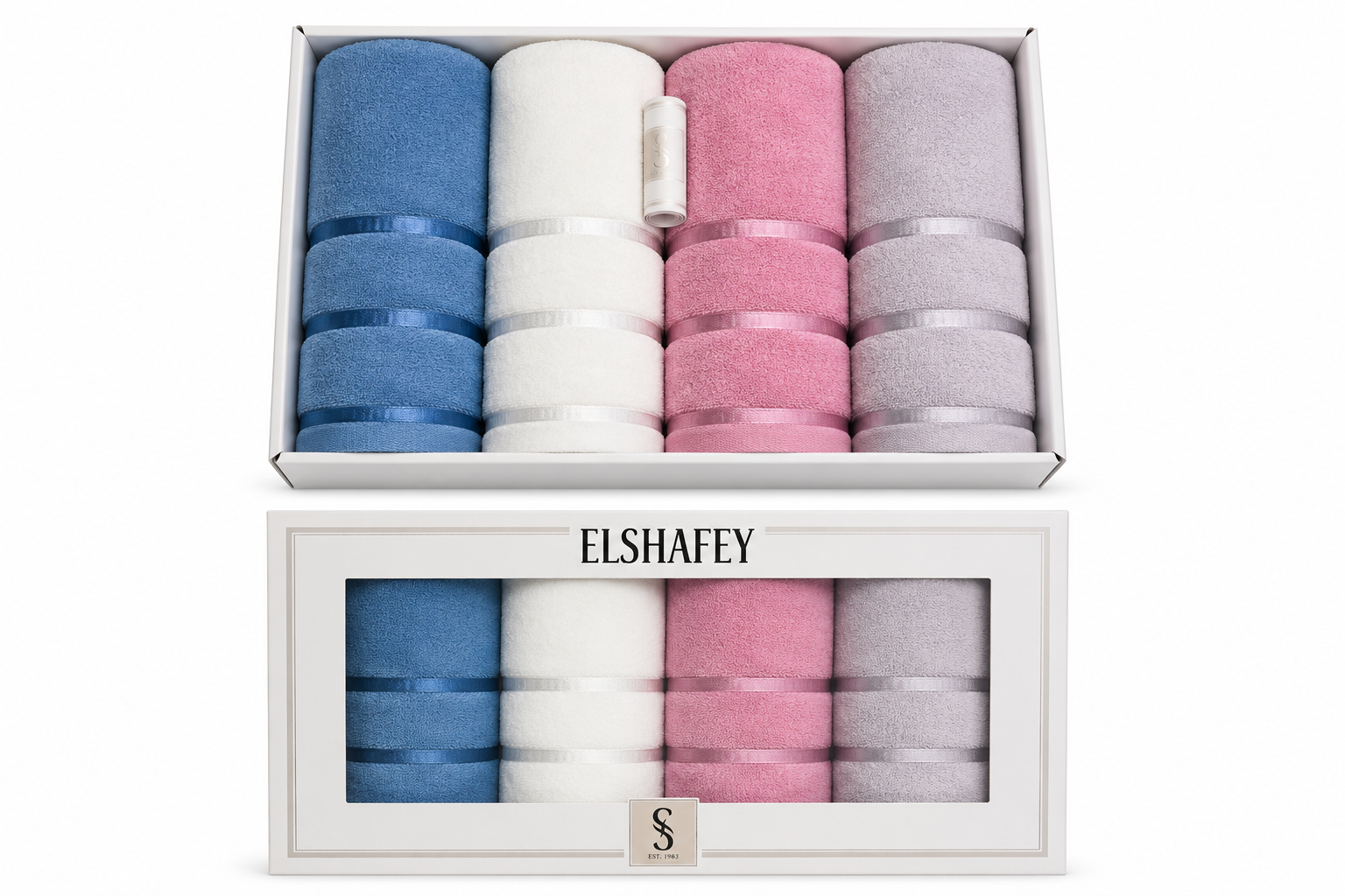 El Shafey Towels 4 Pieces P-02